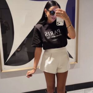 T-shirt Paris czarny La Milla
