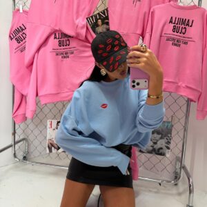 Bluza kiss niebieska La Milla